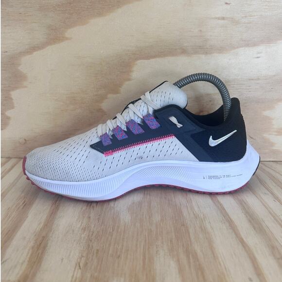 Nike -Air Zoom Pegasus 38 -Running Shoes -White/Blue -Women's - 7.5 - CW7358-101 - Picture 4 of 9